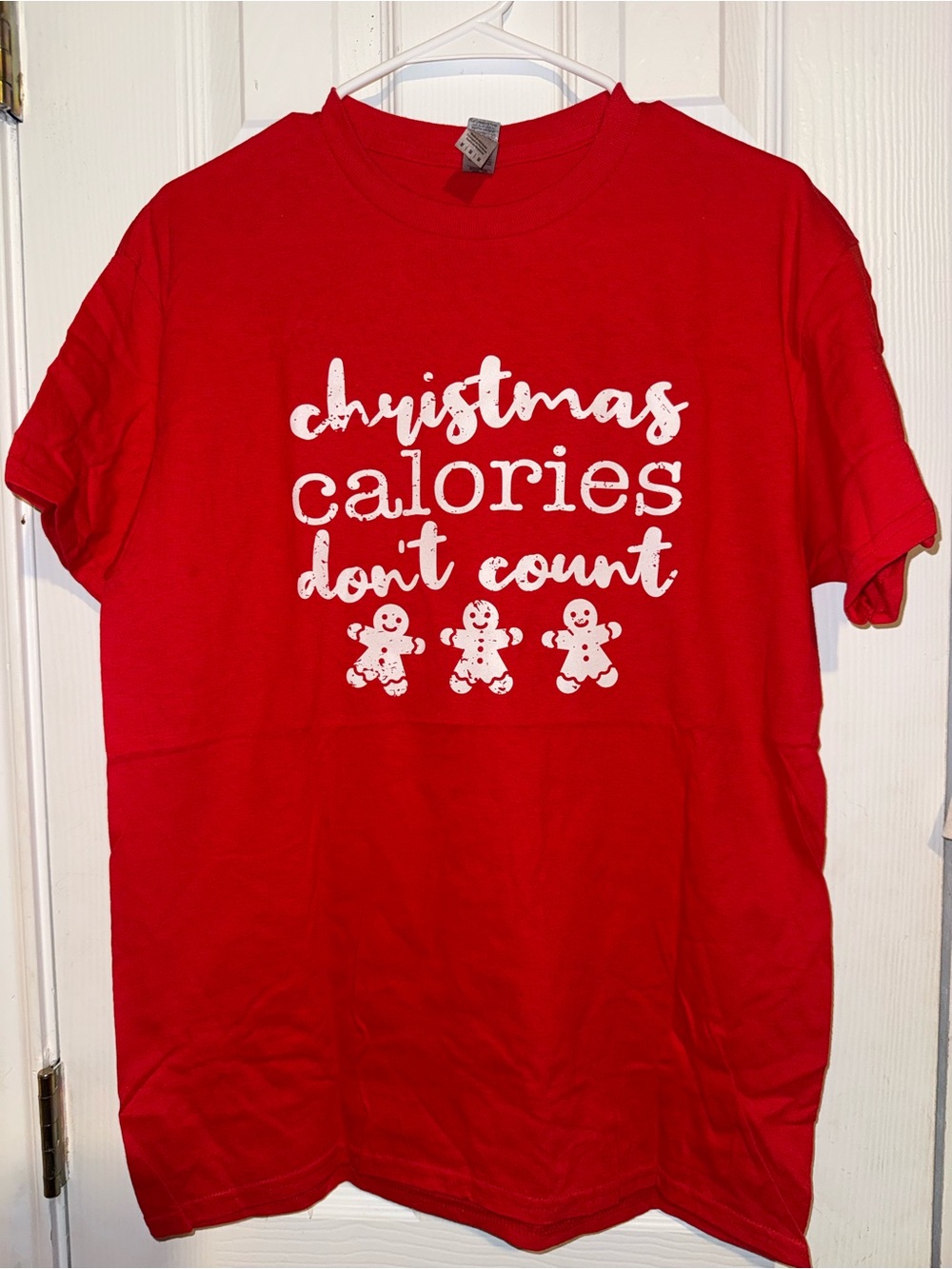 Gildan Red Short-Sleeve Christmas Graphic Tee